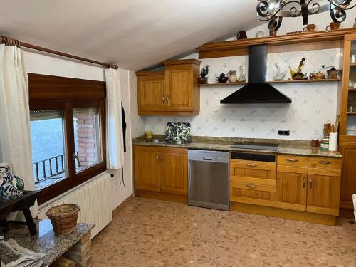 Køkken eller tekøkken på Casa Rural Santo Domingo