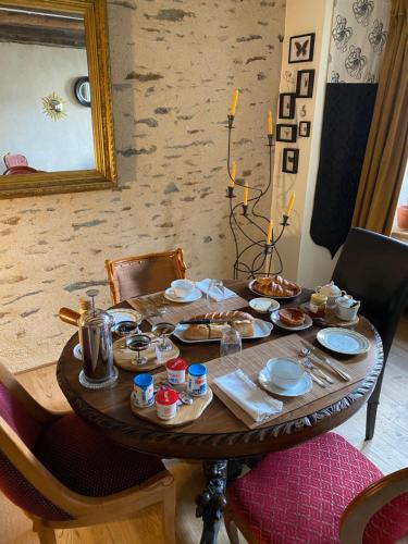 Jídlo v bed and breakfast nebo okolí