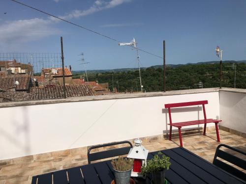 Un balcón o terraza en DIMOR'A' ROOMS
