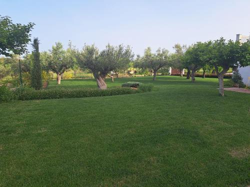 ロッカ・サン・ジョヴァンニにあるTenuta Porelloの緑の草木が茂る公園