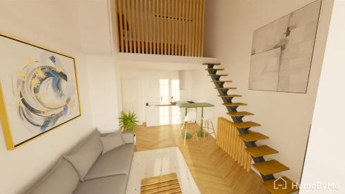 Superbe Loft 2 niveaux Comédie Gare