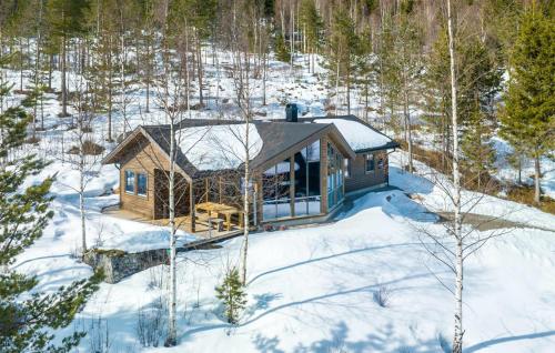 Lovely Home In Treungen With Sauna v zimě