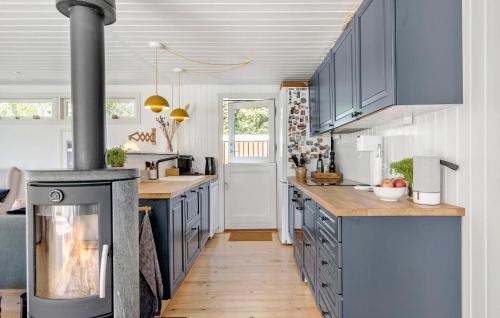 Η κουζίνα ή μικρή κουζίνα στο 4 Bedroom Amazing Home In Dronningmølle
