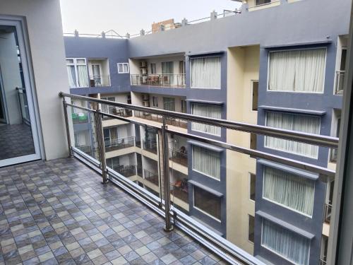 an empty balcony of a apartment building at Luxurious Penthouse La Grande Résidence with Home Theater & Netflix in Angeles
