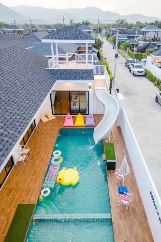 Πισίνα στο ή κοντά στο Blissful Pool Villa Chaam