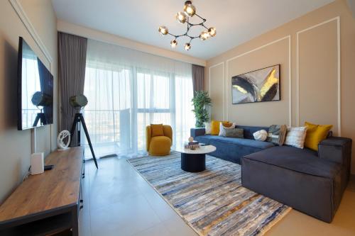RH -Skyline Serenity, High-Floor Oasis in Downtown, walk to Burj Khalifa