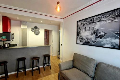 Bel appartement cosy entier, wi-fi,5min à pied du métro, 15 minutes au coeur de Paris