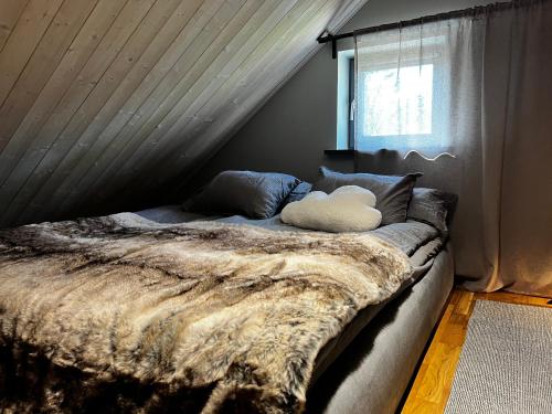 Cama o camas de una habitación en Aru Mõis