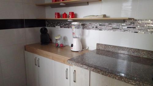 A cozinha ou cozinha compacta de Apartamento acogedor en Ibagué