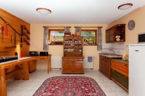 Dapur atau dapur kecil di Dovolenkový dom Javor