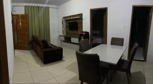 Χώρος καθιστικού στο Casa Recanto da Barra