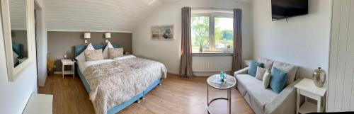 Postel nebo postele na pokoji v ubytování Hotel Restaurant Ostsee-Anker