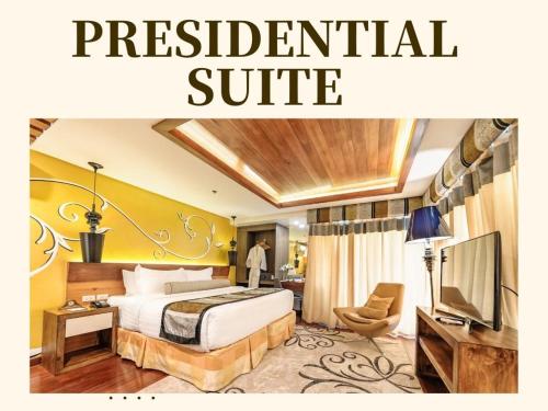 a poster of a hotel room with a presidential suite at Sweet Home Boutique Hotel in Tagbilaran City