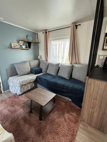 Mobilhomes Quiberon Camping Conguel - Bord de Merにあるシーティングエリア