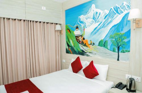 Annapurna Garden palpa 객실 침대