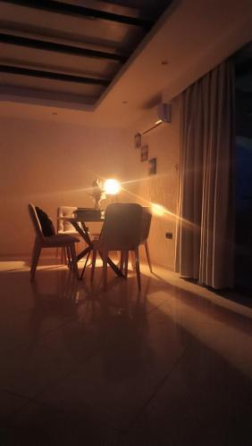 Χώρος καθιστικού στο Villa Gusta