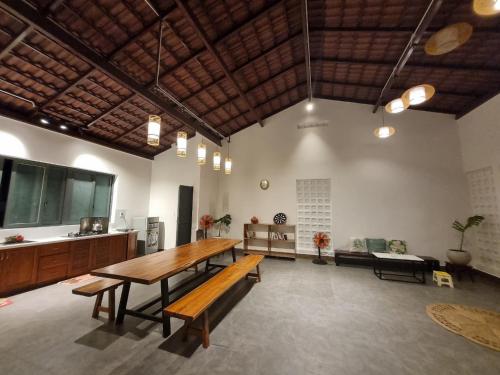 Χώρος καθιστικού στο Villa đồi cát view biển