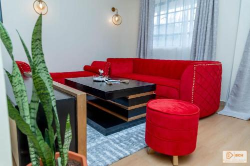 Posezení v ubytování Bahati Cozy Homes