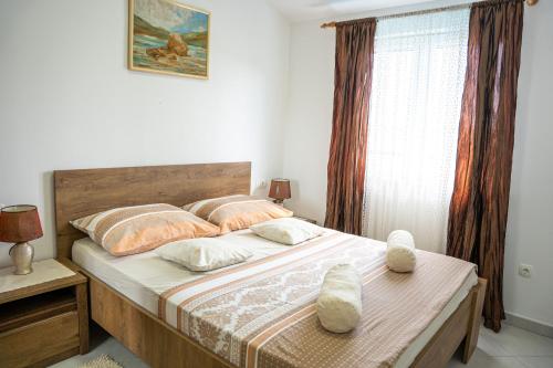 Ένα ή περισσότερα κρεβάτια σε δωμάτιο στο Lavanda home