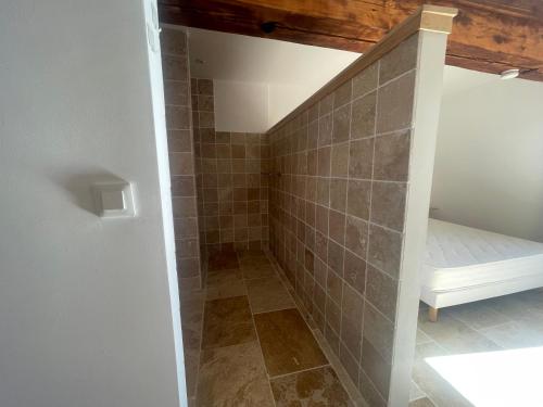 Ένα ή περισσότερα κρεβάτια σε δωμάτιο στο Penthouse - loft