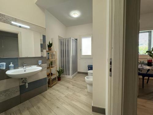 Kúpeľňa v ubytovaní Villa Elemiri