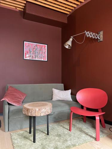 Χώρος καθιστικού στο TACIS design apartment