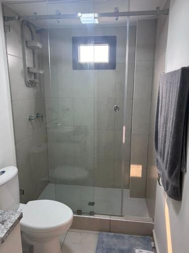 Ένα μπάνιο στο Bonito y tranquilo apartamento