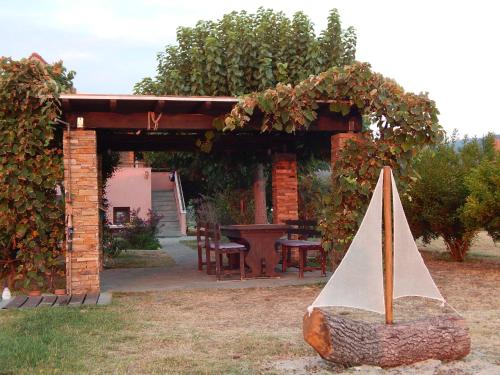 Seafront Dream Villa Ierissos with Private Garden Gazebo