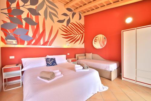 Posteľ alebo postele v izbe v ubytovaní Dolcevita Egadi Eco Resort
