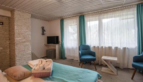 Μια τηλεόραση ή/και κέντρο ψυχαγωγίας στο Anelisse Inn