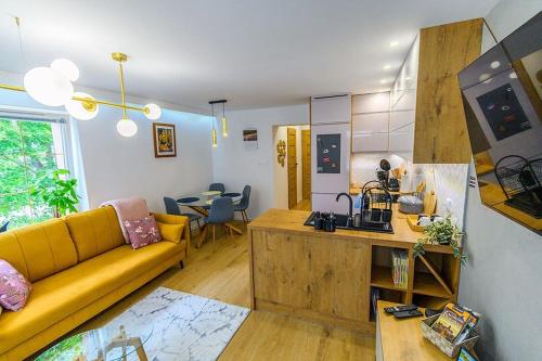 Apartament Śląski Szczawno-Zdrój 46m, Książ kuchnia klimatyzacja Wifi Parking