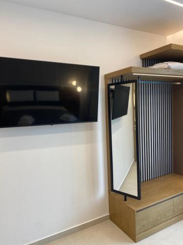 Η κουζίνα ή μικρή κουζίνα στο Tramonto Maisonettes & Suites