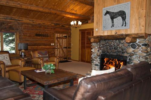 Aspen's Lodgeにあるシーティングエリア