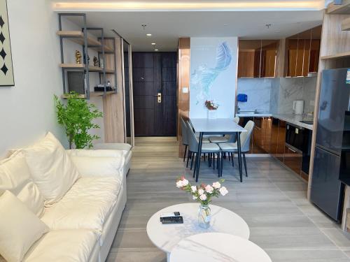 Kuchyň nebo kuchyňský kout v ubytování Zhongshan Perth Hotel Apartment - Shiqi Wanxianghui Branch