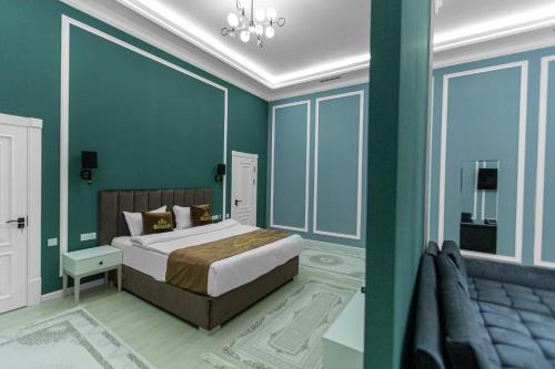 Postel nebo postele na pokoji v ubytování HOTEL SULTAN PALACE