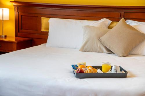 Una cama o camas en una habitación de Hotel Vecchio Casello