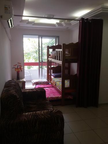 Katil atau katil-katil dalam bilik di APART HOTEL MANAUS Un 2525