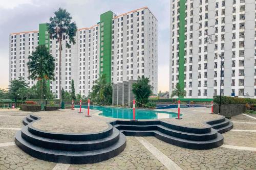 Bazén v ubytování Nusantara Pelangi Rooms By Reccoma nebo v jeho okolí