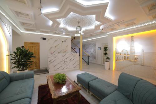 Ruang duduk di Annex Hotel Khiva