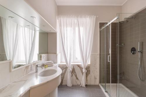 Koupelna v ubytování Villa Borgovecchio B&B