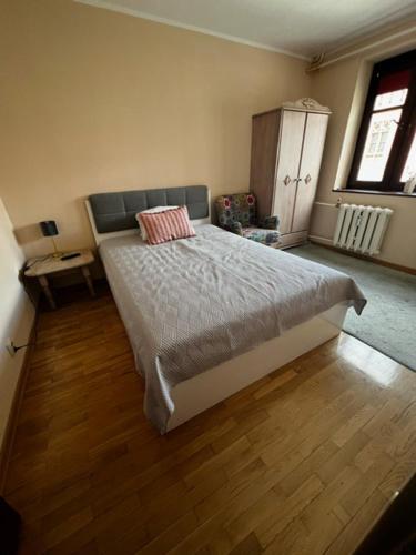 科沃布熱格的住宿－apartament u filipa，一间卧室配有一张带枕头的床
