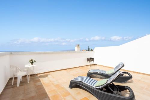OkStay Atico Lantana Terraza y vistas al mar