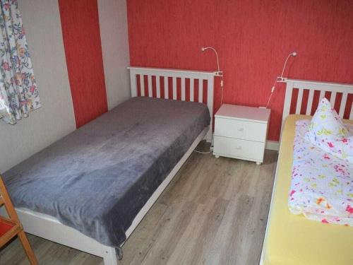 Ένα ή περισσότερα κρεβάτια σε δωμάτιο στο Appartement in Huis Bischoff