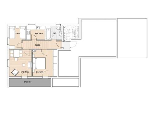 Κάτοψη του Appartement in Huis Bischoff