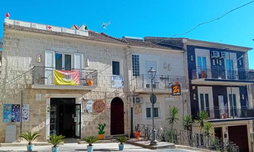 a group of buildings with balconies on them at bed & breakfast Acquaviva di Vullo Vincenzo in Acquaviva Platani