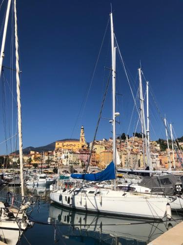 Welcome in the cozy blue nest pedestrian Menton