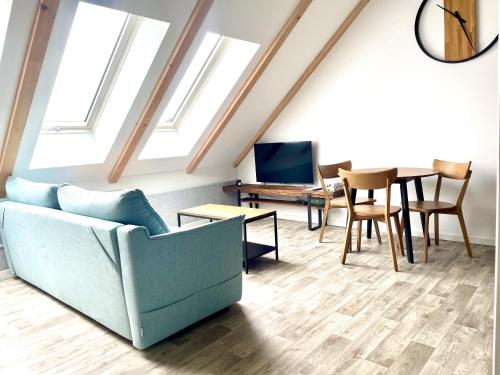 TV a/nebo společenská místnost v ubytování Apartmán Bella