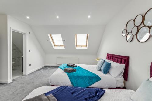 Posezení v ubytování Spacious 3 Bedroom - 2 Full Bath Flat Belvedere Erith South East London