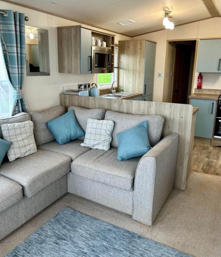 Η κουζίνα ή μικρή κουζίνα στο Static Caravan Hoburne Devon Bay