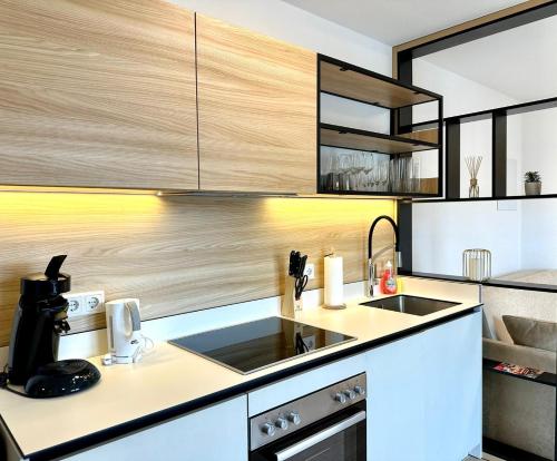 Η κουζίνα ή μικρή κουζίνα στο Tiny House Village Löffingen